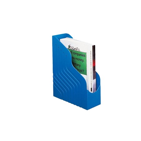 Portariviste MAGAZINE RACK JUMBO 25x32cm dorso 10cm blu REXEL