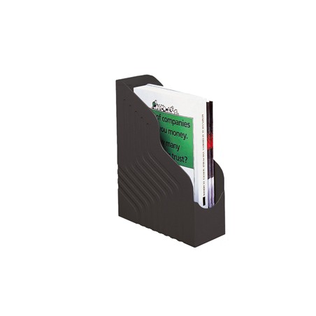 Portariviste MAGAZINE RACK JUMBO 25x32cm dorso 10cm nero REXEL