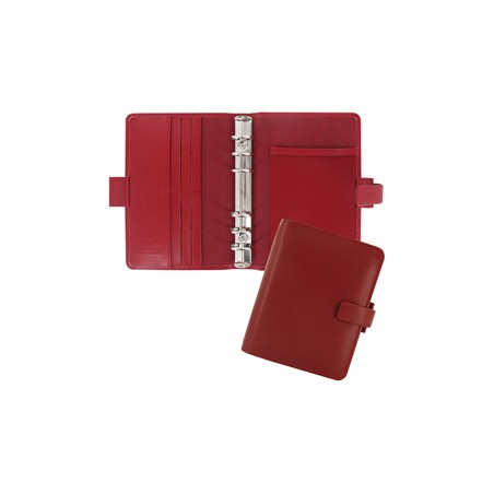 Organiser Metropol Pocket f.to 146x115x35mm rosso similpelle Filofax