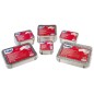 Pack 25 Contenitori alluminio 6 Porzioni + coperchio Cuki