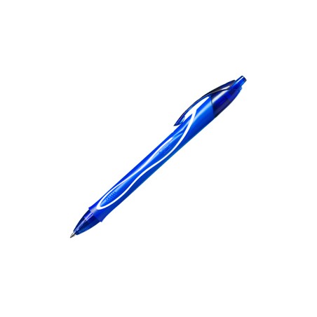 Scatola 12 penna sfera scatto Gelocity quick dry blu BICÂ®