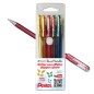 Astuccio 5 roller gel Hybrid Dual Metallic 1,0mm colori assortiti PENTEL