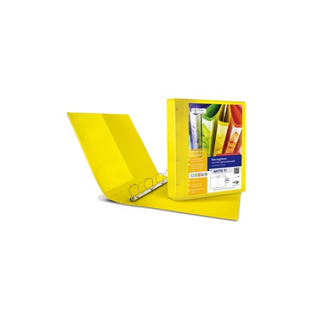 Raccoglitore MYTO TI 30 A4 4D 22x30cm giallo personalizzabile SEI ROTA