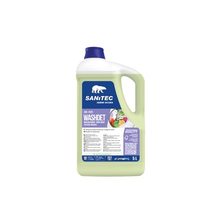 Detersivo liquido lavatrice Washdet Muschio Bianco 5Lt Sanitec