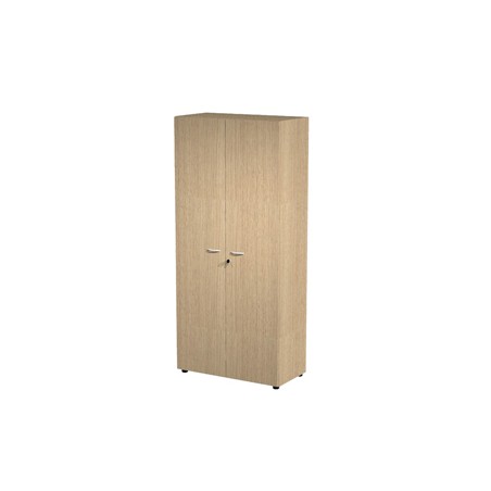 ARMADIO MODULARE A 2 ANTE ALTE 90x45,8cm - H200cm Rovere