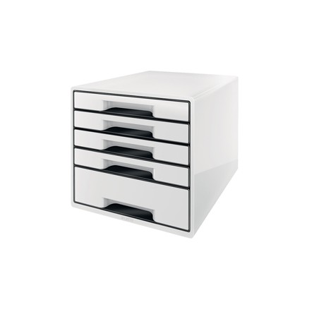 Cassettiera drawer Cabinet CUBE 5 bianco Leitz