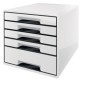 Cassettiera drawer Cabinet CUBE 5 bianco Leitz