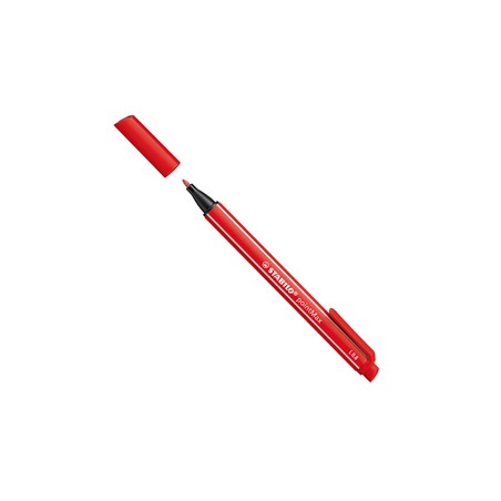 Pennarello Point Max punta 0,8mm rosso Stabilo