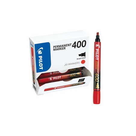 Bonus pack 15+5 marcatore permanente 400 rosso p.scalpello 4.5mm Pilot