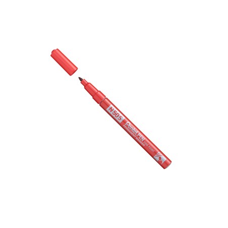 Marcatore N50 slim rosso punta tonda 3,18mm Pentel