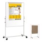 Lavagna Duo a doppia superficie 100x100cm Bi-Office