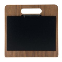 Porta menU' Chopping Board in legno con anelli 32,7x30cm Securit