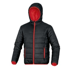 Piumino imbottito Doon Tg. XL nero/rosso