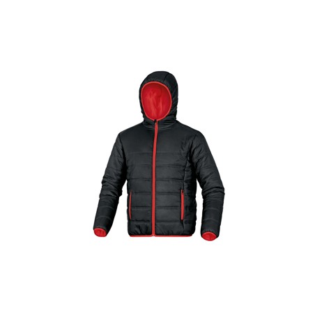 Piumino imbottito Doon Tg. XL nero/rosso