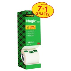 Value Pack 7+1 nastri adesivi ScotchÂ® Magicâ„¢ 810 19mmx33mt