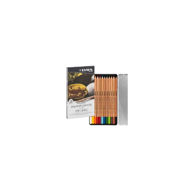 ASTUCCIO METALLO 12 pastelli REMBRANDT AQUARELL Lyra