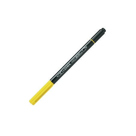 Pennarello a 2 punte AQUA BRUSH DUO giallo di cadmio limone LYRA