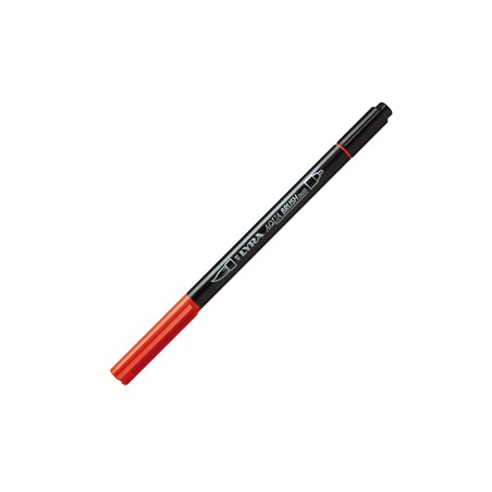 Pennarello a 2 punte AQUA BRUSH DUO rosso geranio chiaro LYRA