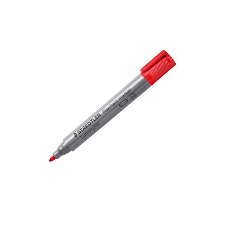 Marcatore Lumocolor Flipchart 356 punta tonda rosso Staedtler