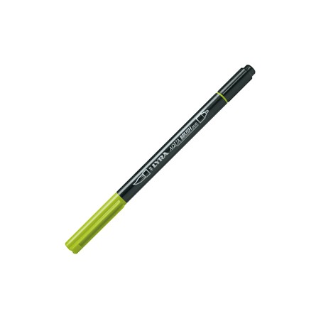 Pennarello a 2 punte AQUA BRUSH DUO still de grain giallo LYRA