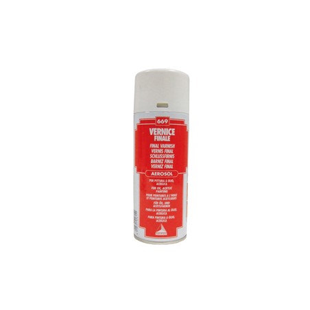 Bombola 400 ml vernice finale lucido spray Maimeri