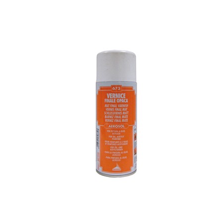 Bombola 400 ml vernice finale opaca spray Maimeri