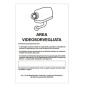 Cartello alluminio 20x30cm 'Area videosorveglianza con registrazion' rif.GDPR'