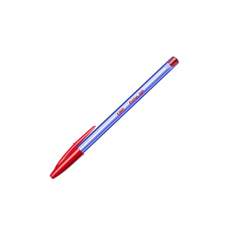 Scatola 50 penna sfera CRISTALÂ® SOFT 1,2mm rosso BICÂ®