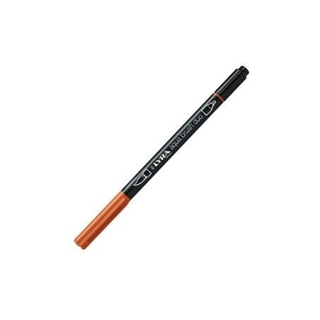 Pennarello a 2 punte AQUA BRUSH DUO cinabro LYRA L6520017