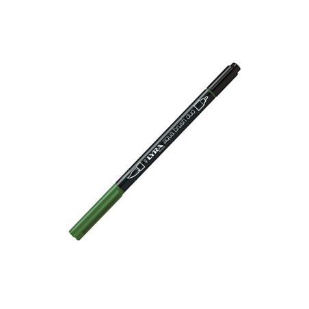 Pennarello a 2 punte AQUA BRUSH DUO verde oliva LYRA L6520073