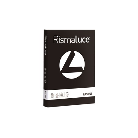 Carta RISMALUCE 90gr A4 300fg nero 63 Favini