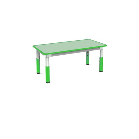 Tavolo telescopico 120x60x46cm H46/58cm verde CWR