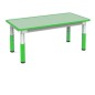 Tavolo telescopico 120x60x46cm H46/58cm verde CWR