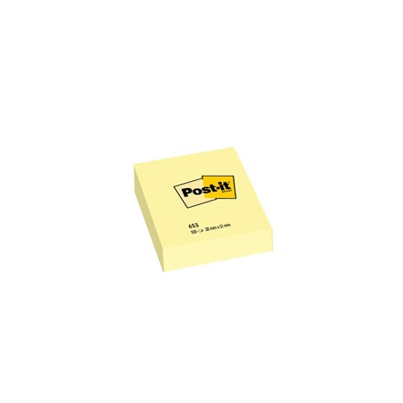 BLOCCO 100fg Post-itÂ® Giallo Canaryâ„¢ 38x51mm 653