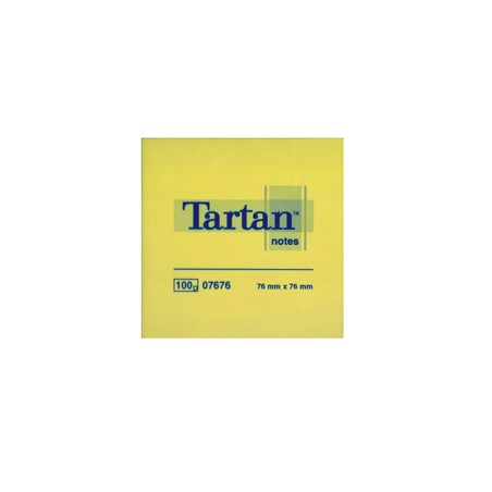 BLOCCO TARTANâ„¢ 7676 GIALLO 76X76MM 100FG 63GR