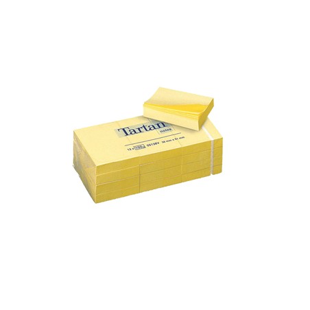 BLOCCO TARTANâ„¢ 5138 GIALLO 51X38MM 100FG 63GR