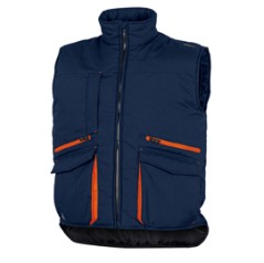 Gilet imbottito Sierra 2 Tg. M blu/arancio