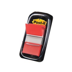 SEGNAPAGINA Post-itÂ® 680-1 ROSSO 25.4X43.6MM 50FG INDEX