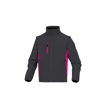 Giacca softshell MySen 2 Tg.S grigio/fucsia