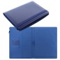 Portablocco Metropol 32x24,5x2,6cm similpelle navy chiusura elastico Filofax