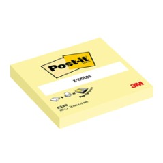 BLOCCO 100fg Post-itÂ® Z-Notes R330 Giallo Canaryâ„¢ 76x76mm