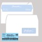 25 buste SILVER90 STRIP FSCÂ® bianca internografata c/finestra110x230mm90gr Pigna