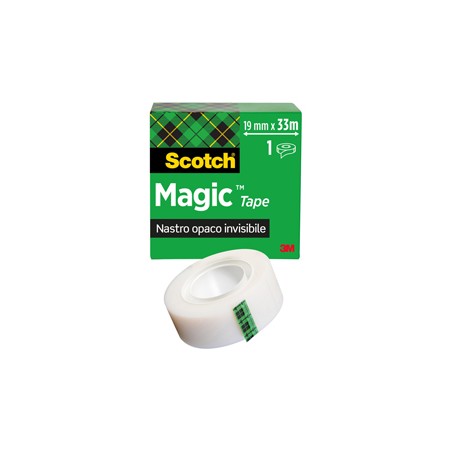 Nastro adesivo ScotchÂ® Magicâ„¢ 810-1933 19mmx33mt invisibile permanente