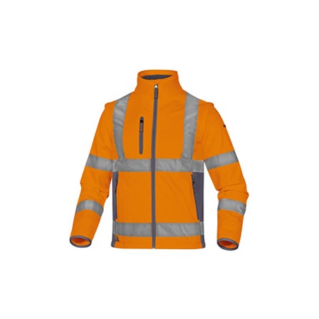 Giacca Softshell Moonlight 2 alta visibilitA' arancio fluo tg.M DeltaPlus