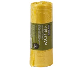 10 Sacchi rifiuti 70x110cm - 120Lt 20Âµ Giallo Classic