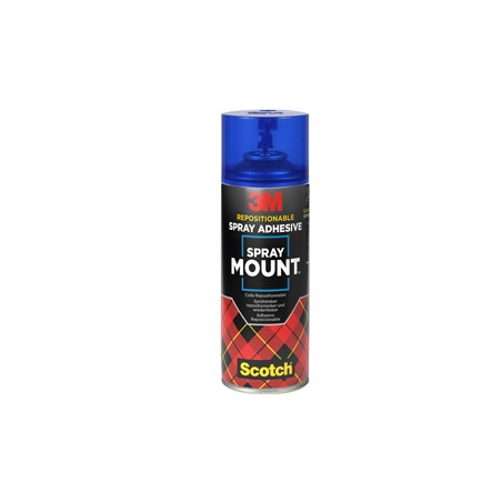 ADESIVO SPRAY 3M MOUNT RIPOSIZIONABILE - TRASPARENTE 400ML