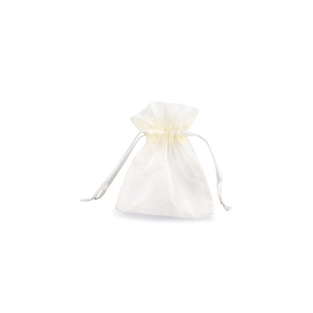 20 Sacchetti organza Milly 8,5x10cm avorio