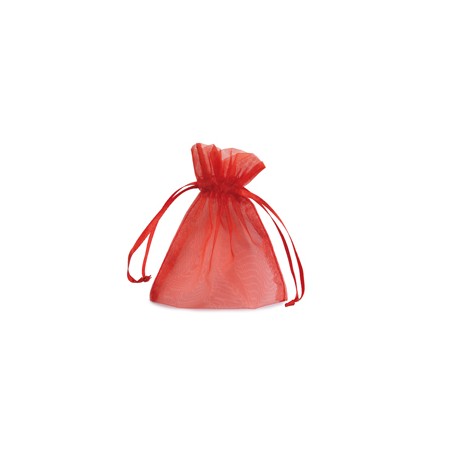 20 Sacchetti organza Milly 12,5x17cm rosso