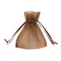 20 Sacchetti organza Milly 12,5x17cm cioccolato