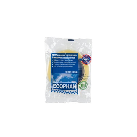 Nastro adesivo Ecophan 19mmx66mt in caramella Eurocel